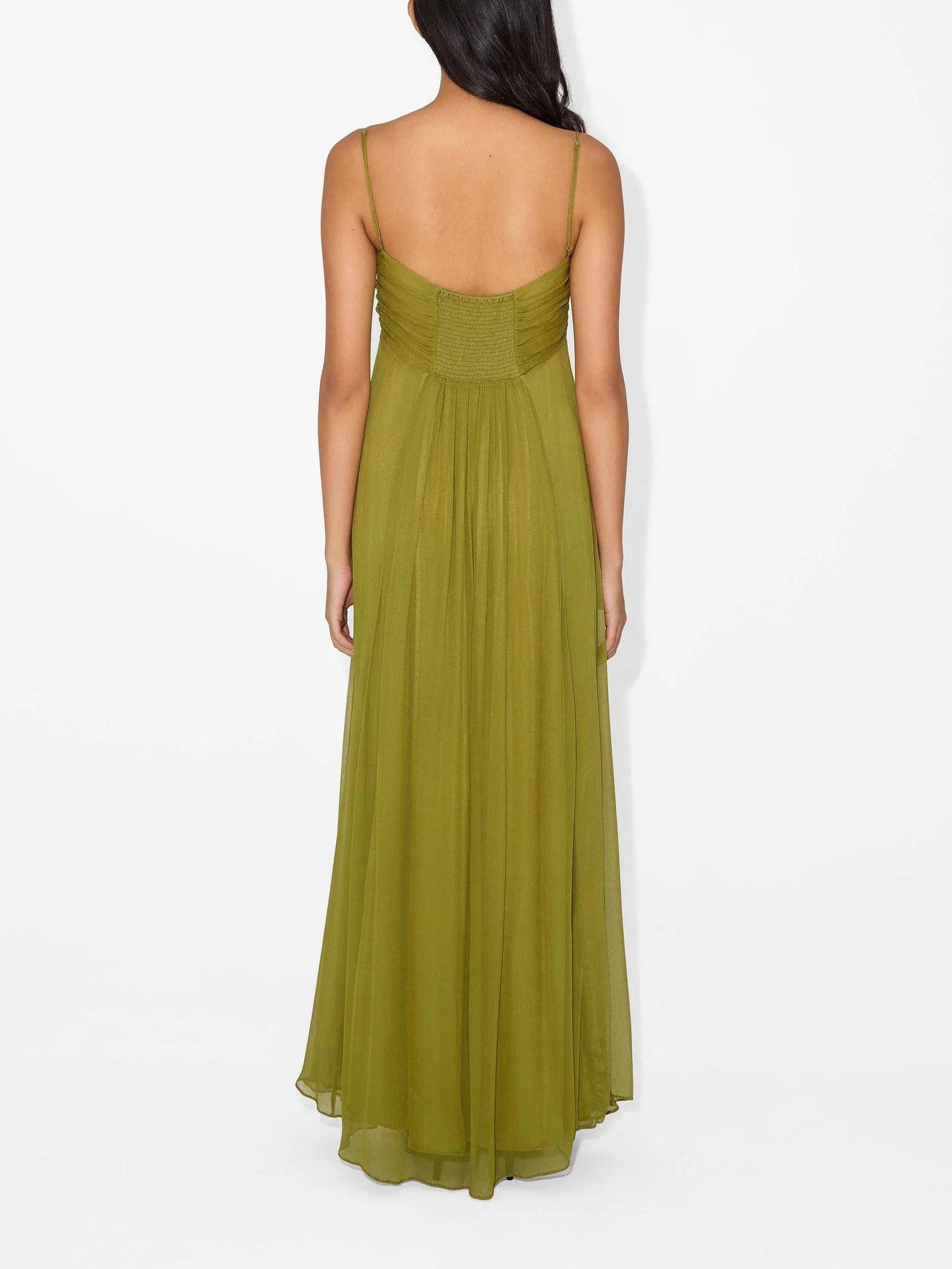Flou Olive Morea Maxi Elbise