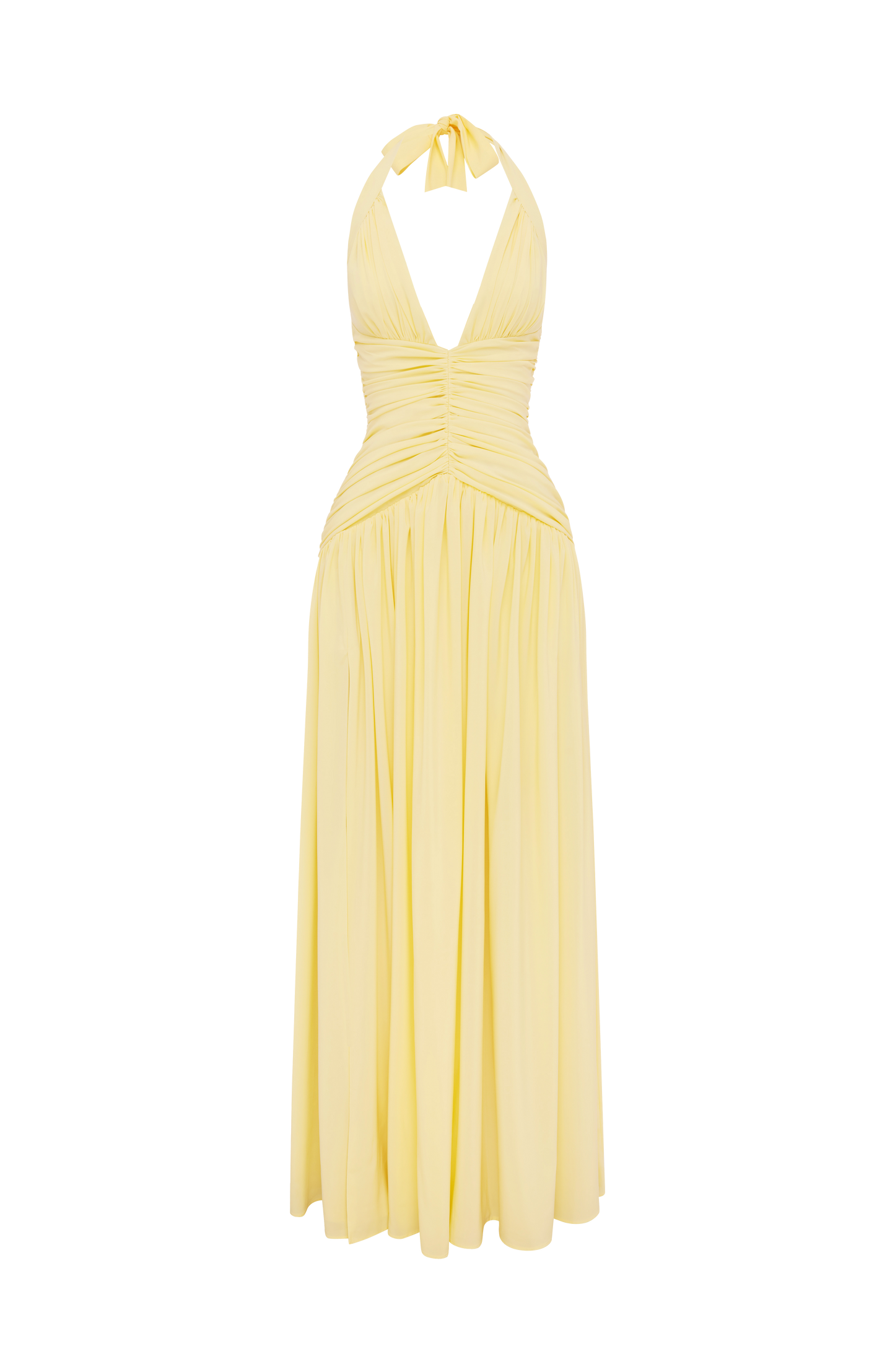 Riviera Maxi Elbise - Limon Sarısı