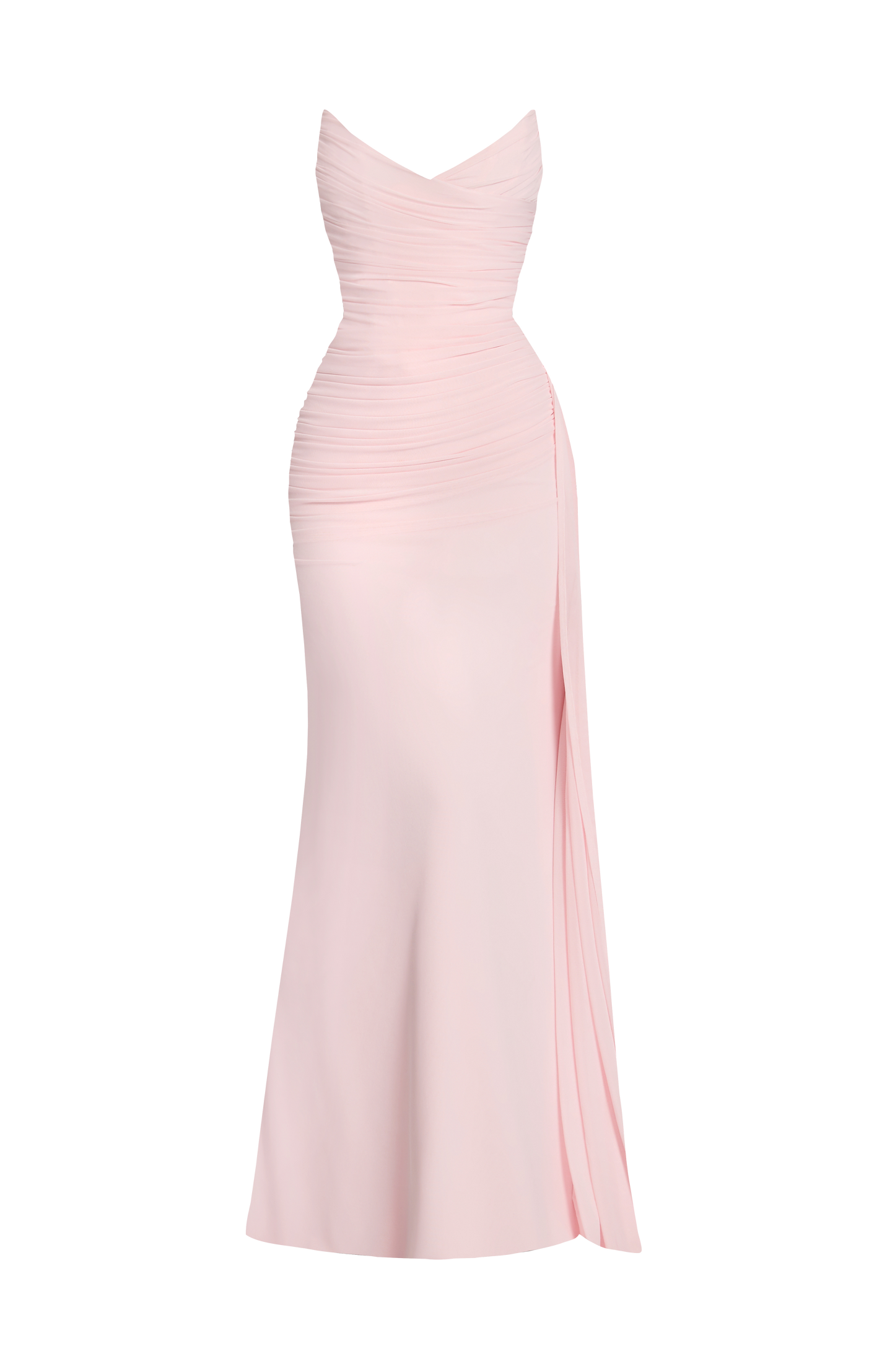 Ashika Maxi Elbise – Pudra Pembe