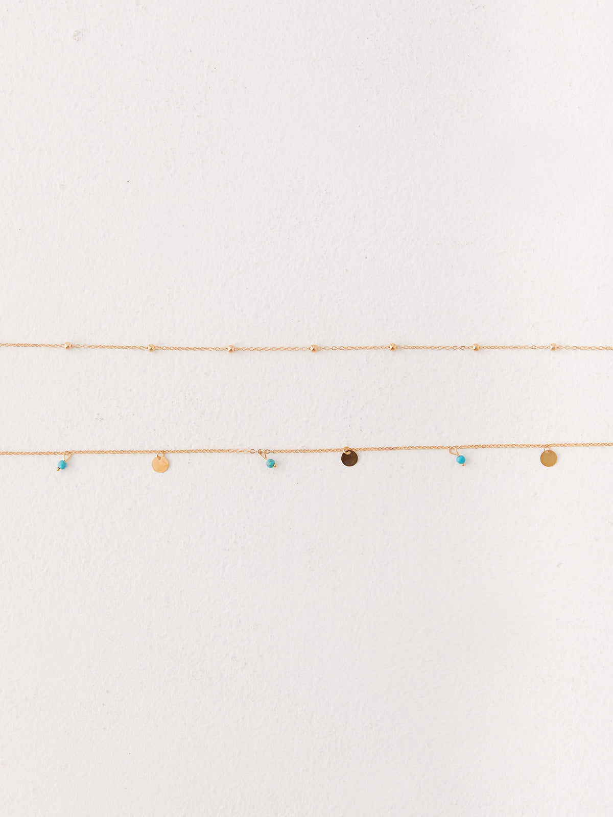 Alaşım Renkli Boncuklu Çift Katlı Kemer