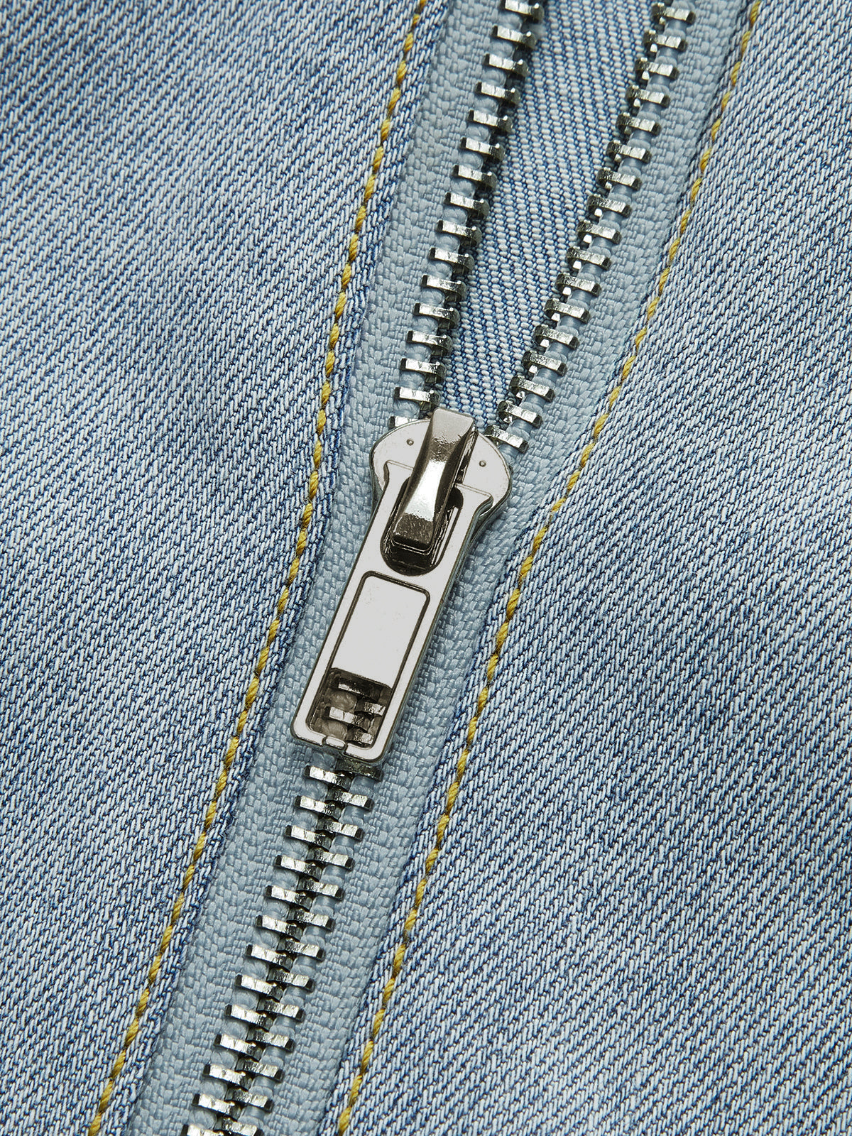 Önden Düğmeli Kolsuz Denim Elbise