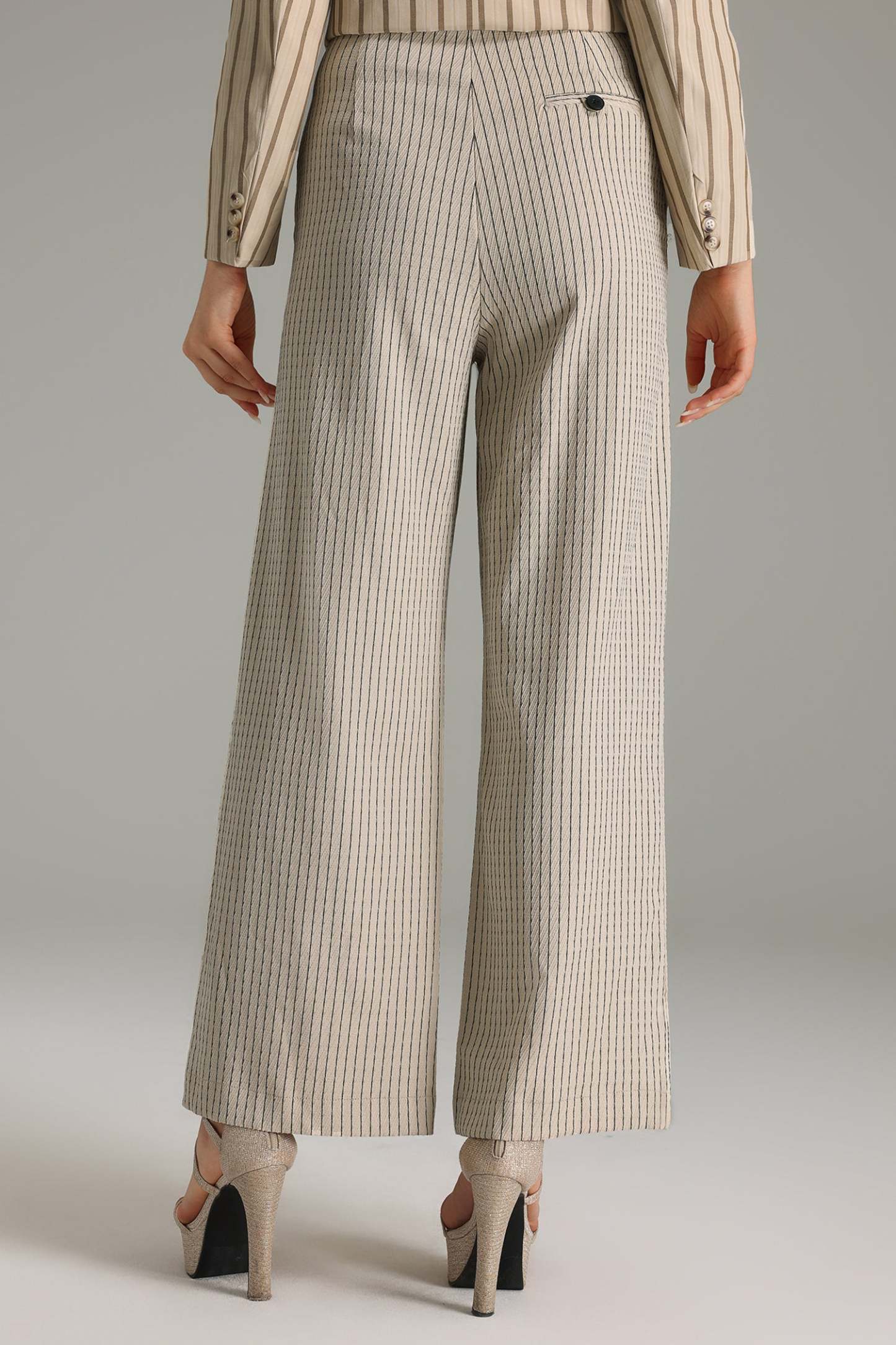 Gisel Çizgili Takım Pantolon