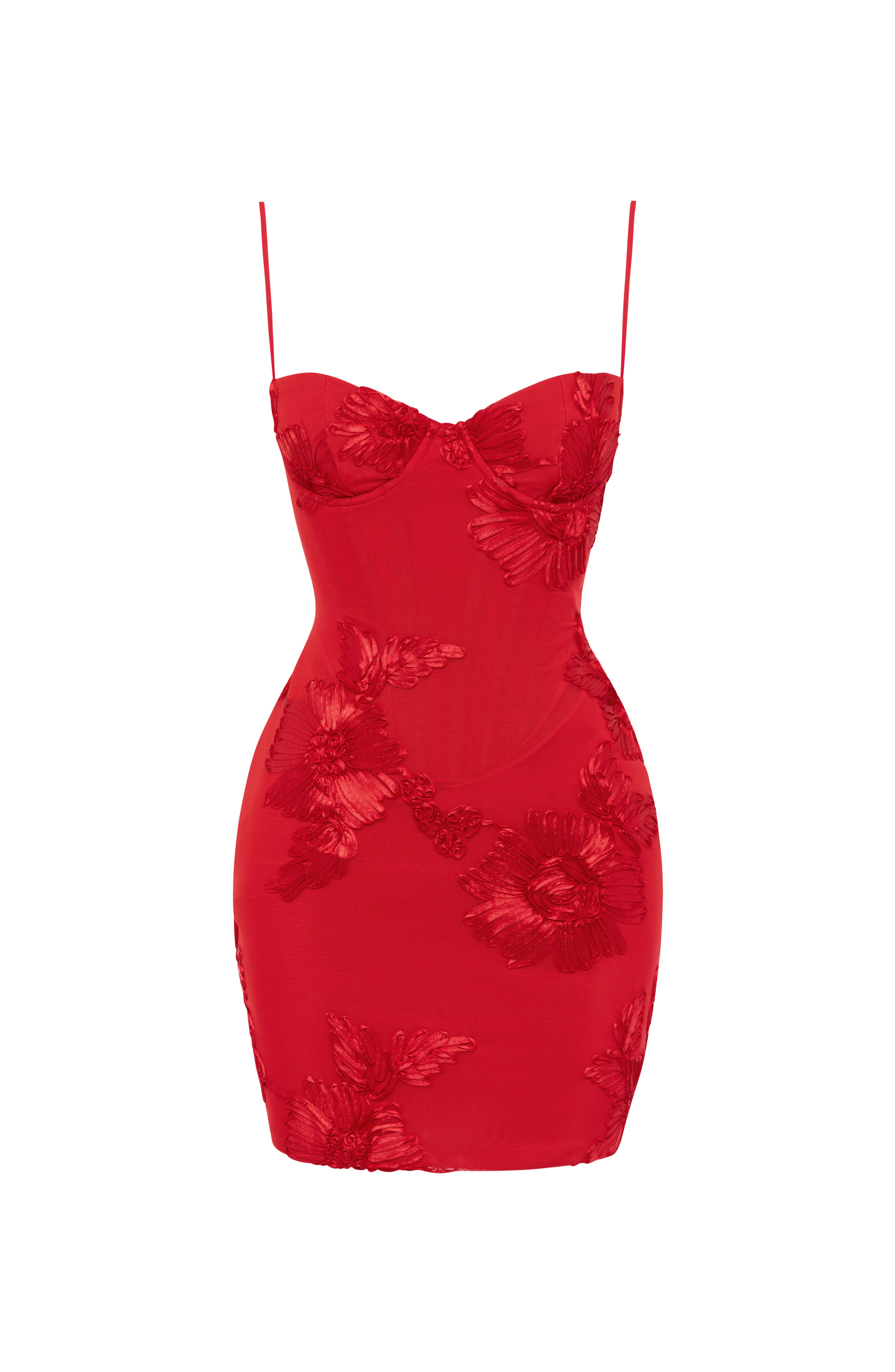 Nefertiti Mini Elbise – Kırmızı