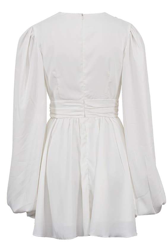 Derin V Yaka Mini Elbise