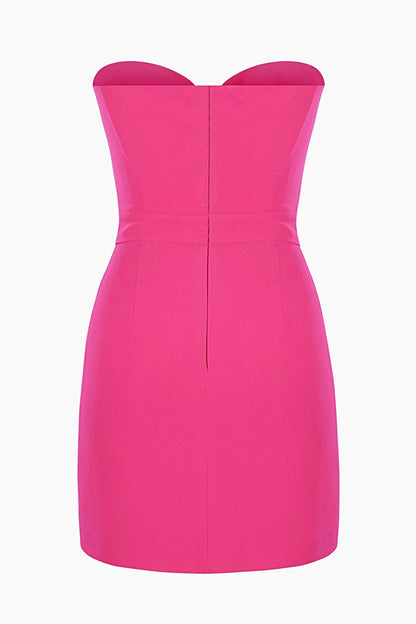 Amara Mignon Kesikli Mini Elbise