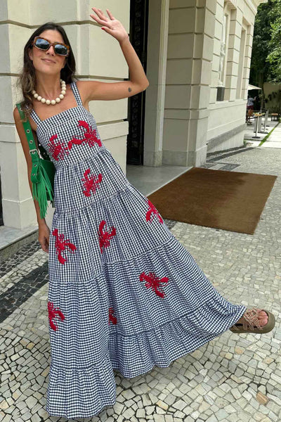 Alya Lobster Midi Elbise