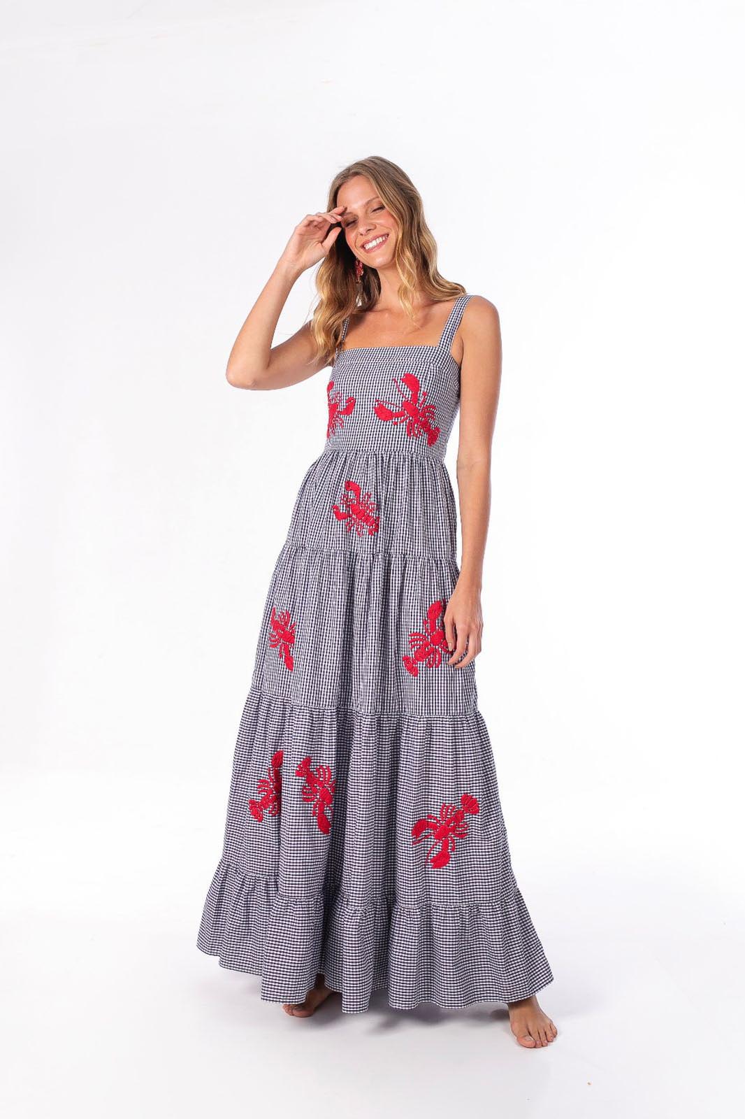 Alya Lobster Midi Elbise