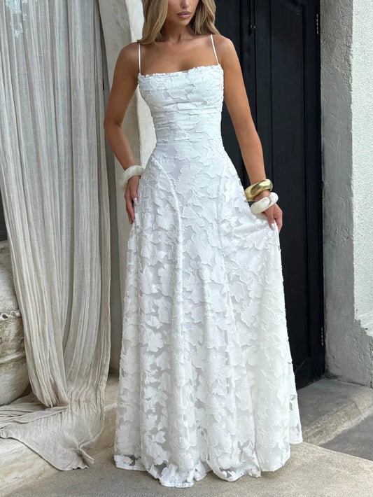 Jakarlı Maxi Elbise