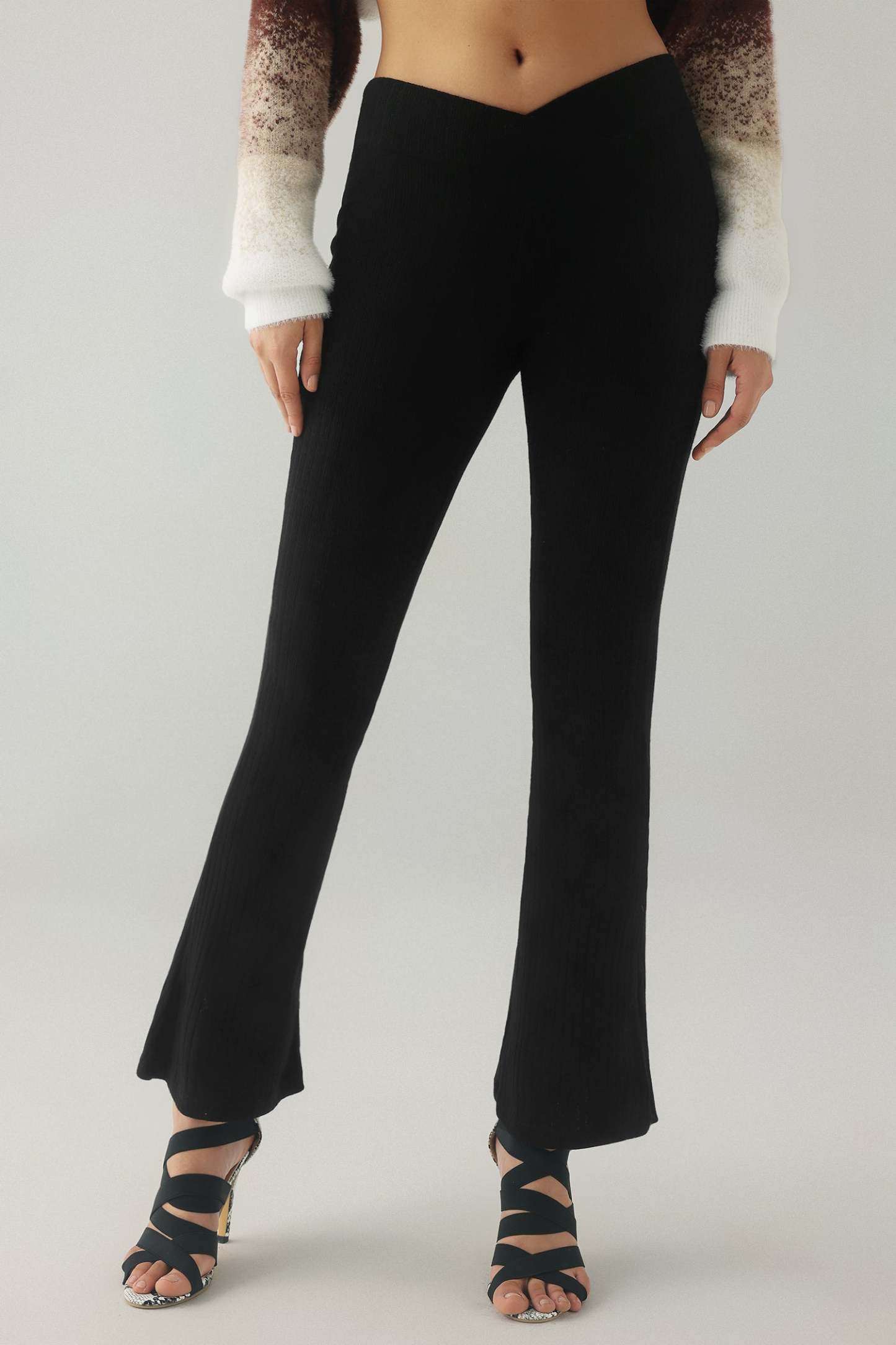 Lilith Örme Pantolon - Siyah