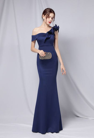 Evelyne Volanlı Mermaid Maxi Elbise