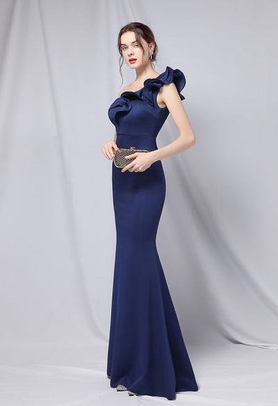 Evelyne Volanlı Mermaid Maxi Elbise