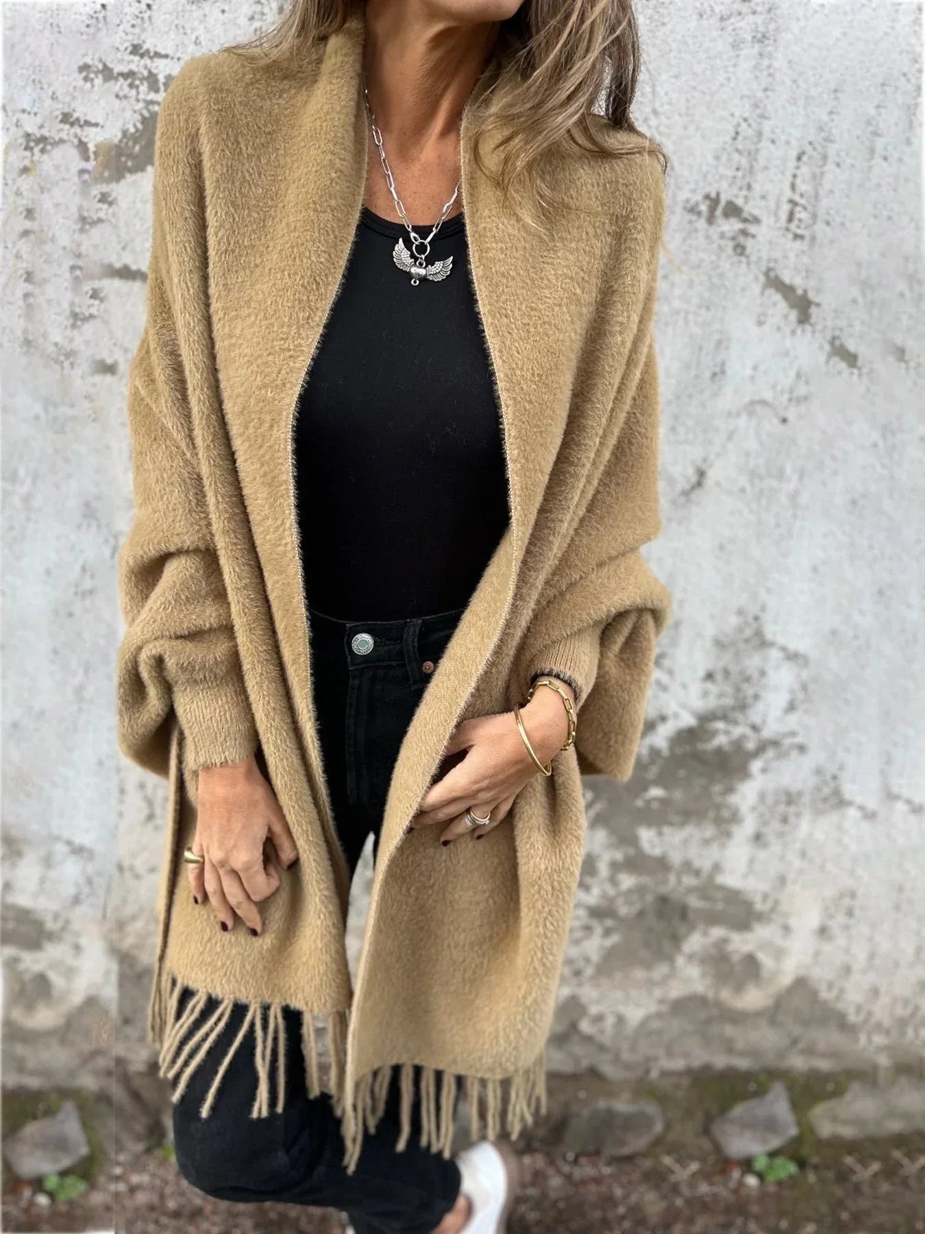 Elegant Drape Cardigan