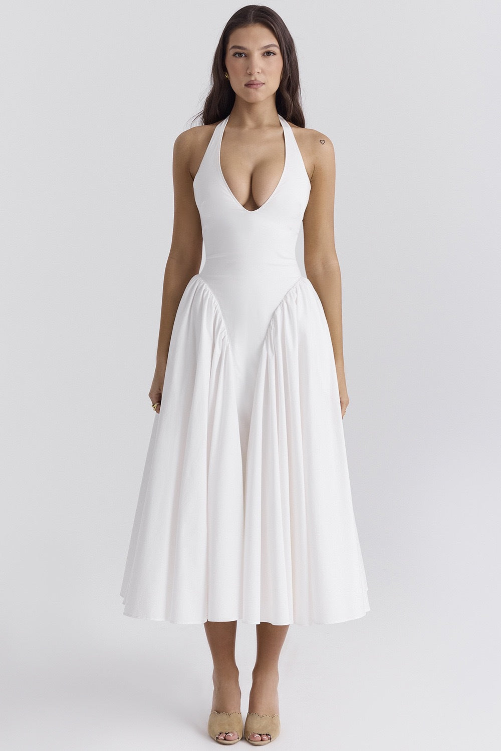 Celeste Boyundan Bağlamalı Midi Sundress