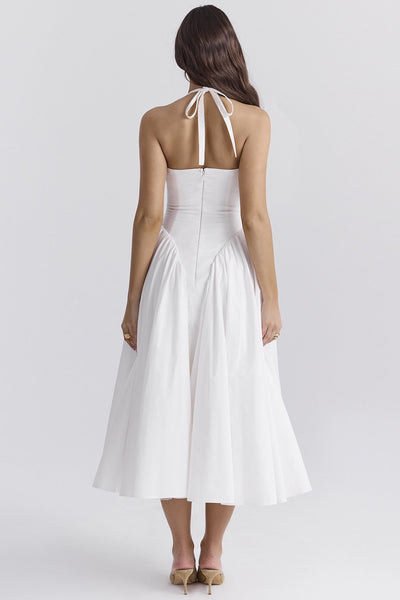 Celeste Boyundan Bağlamalı Midi Sundress