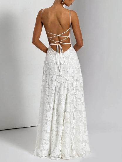 Jakarlı Maxi Elbise