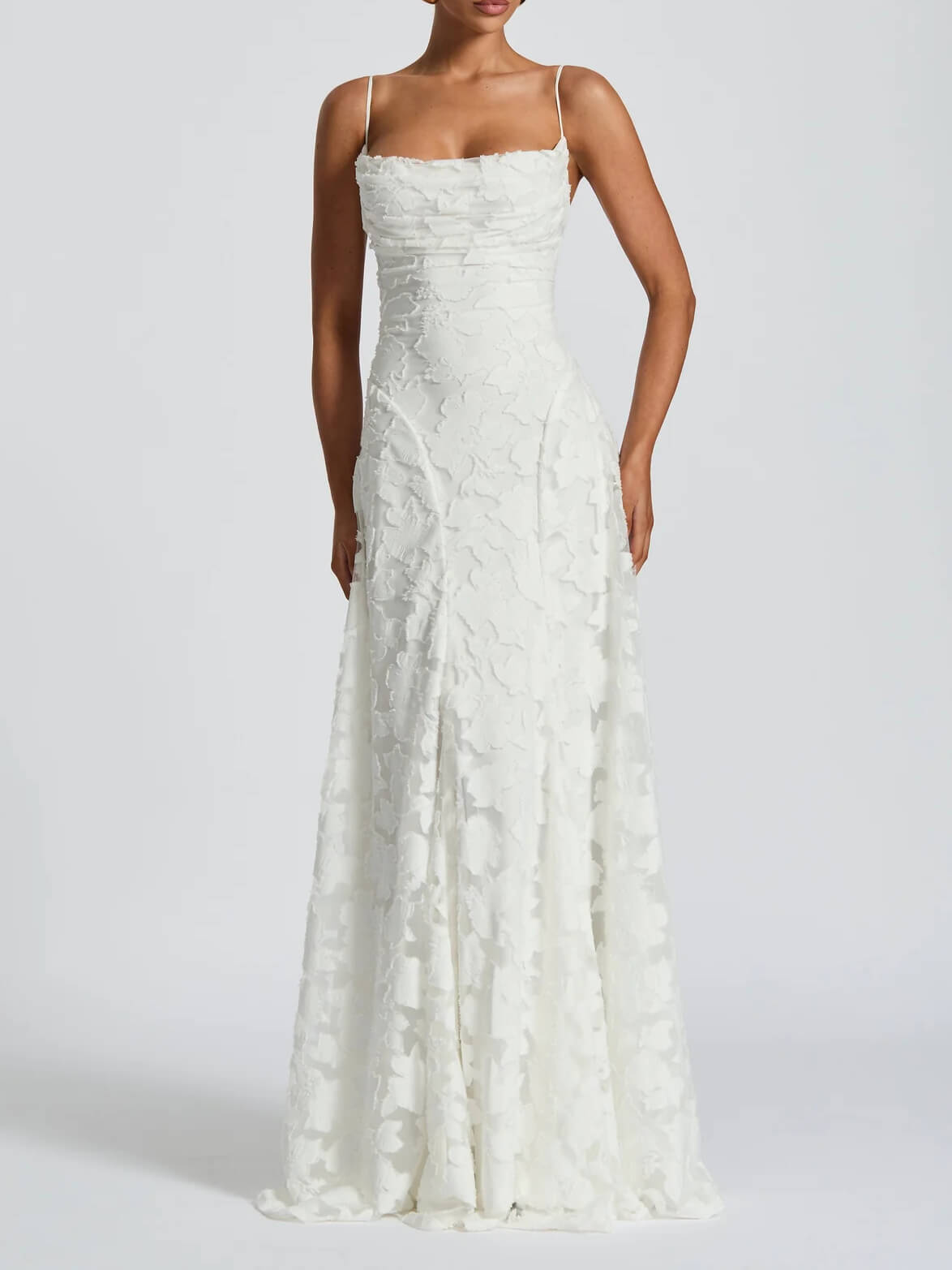 Jakarlı Maxi Elbise