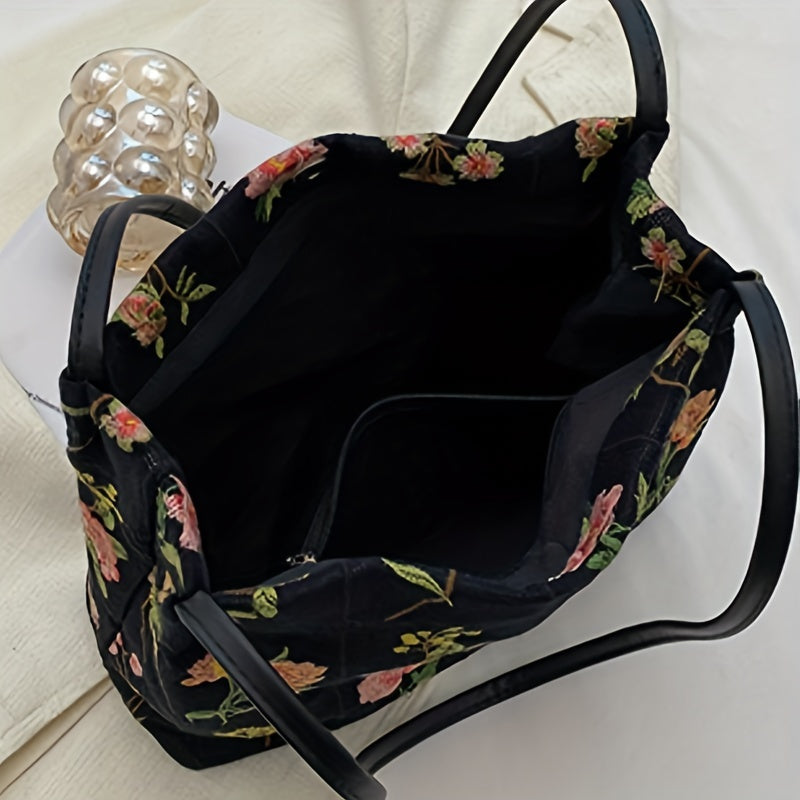 Corarity Flower Tote Çanta