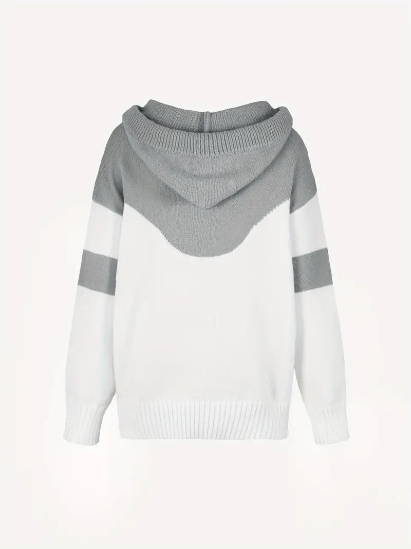 Dual-Tone Cosy Hoodie