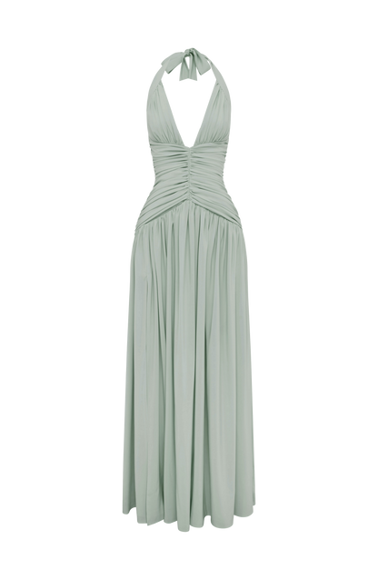 Riviera Maxi Elbise - Adaçayı Yeşili