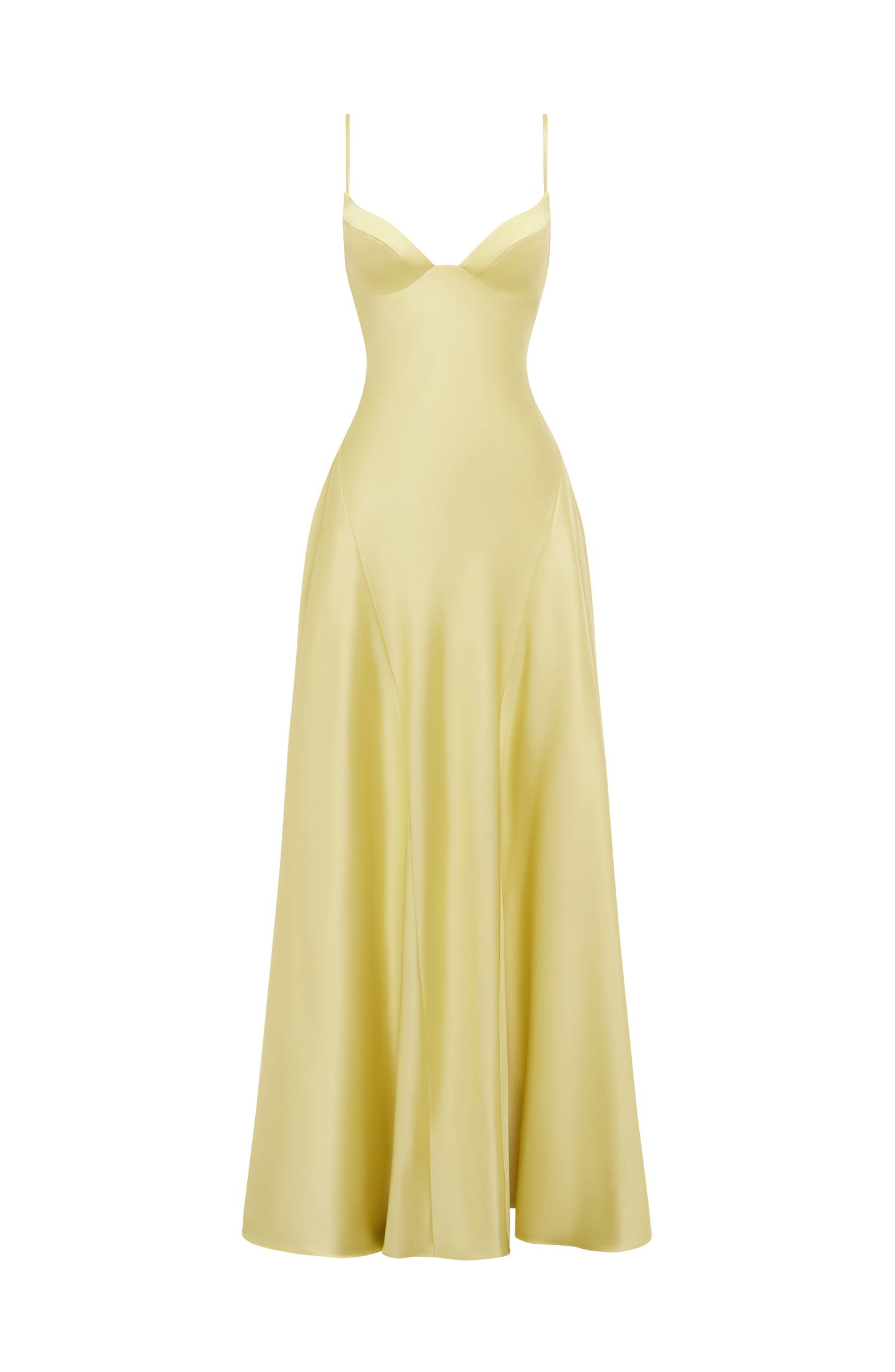Asterin Maxi Elbise – Limon Sarısı