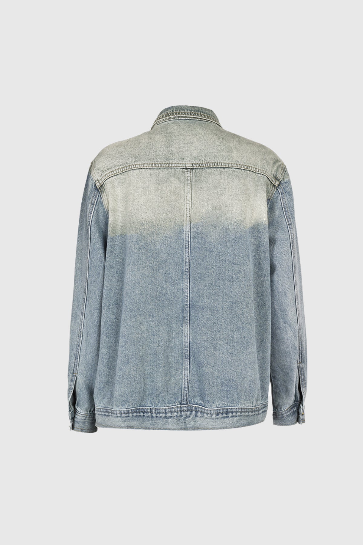 Aegle Asimetrik Kesim Tasarım Denim Ceket
