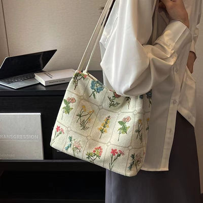 Corarity Flower Tote Çanta