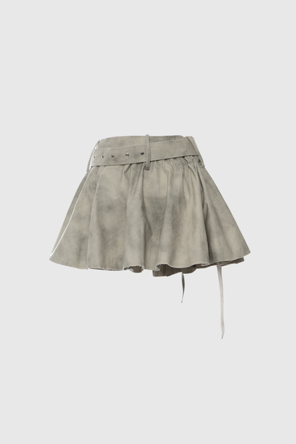 Aylani Kamuflaj Baskılı Etek Takımı