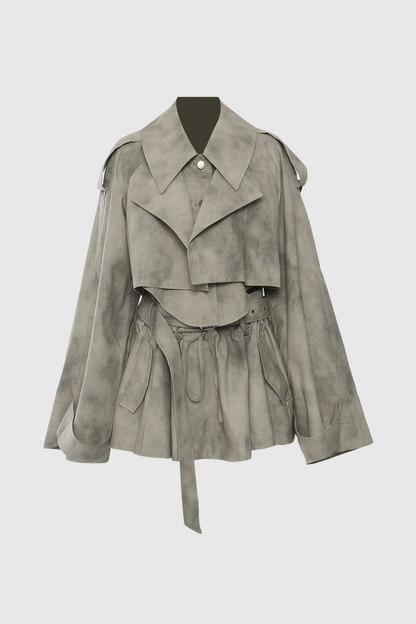 Aylani Kamuflaj Baskılı Etek Takımı