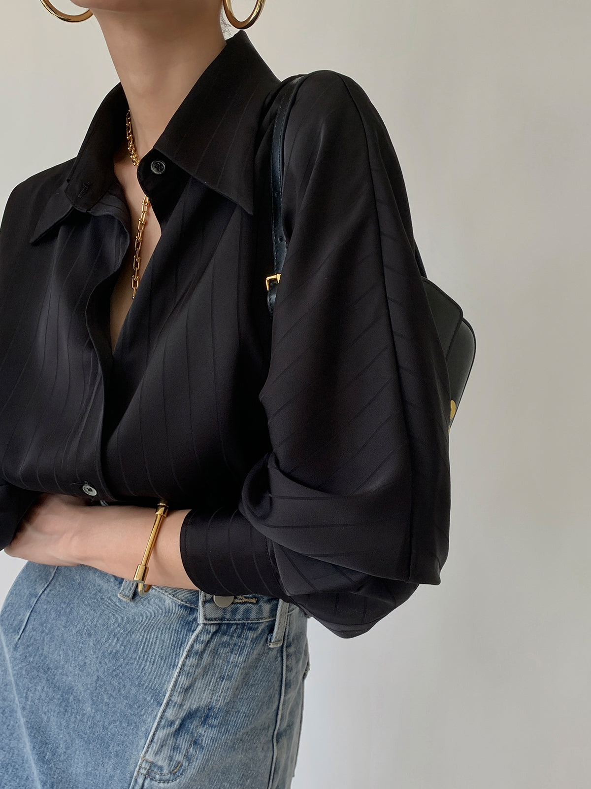 Charlotte Oversize Düğmeli Gömlek