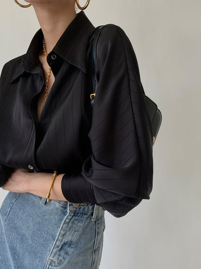 Charlotte Oversize Düğmeli Gömlek