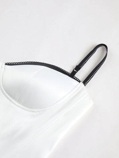 Kontrast Kesimli Korse Üst