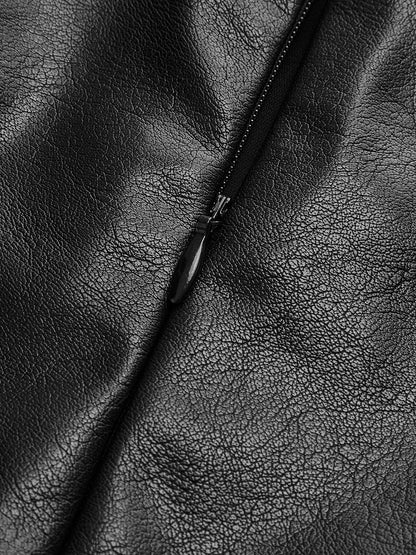 Patchwork Detaylı Asimetrik Pileli Maxi Etek