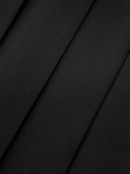 Patchwork Detaylı Asimetrik Pileli Maxi Etek