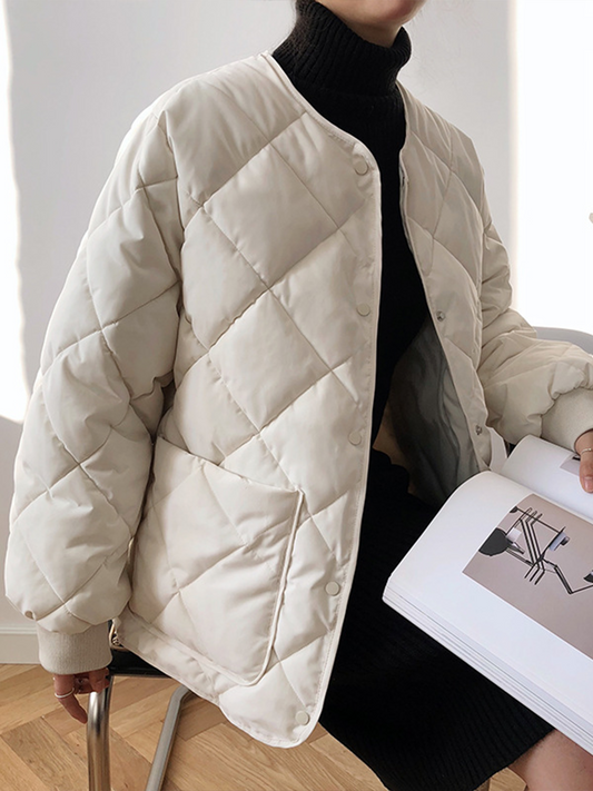 Romboid Düğmeli Kaban