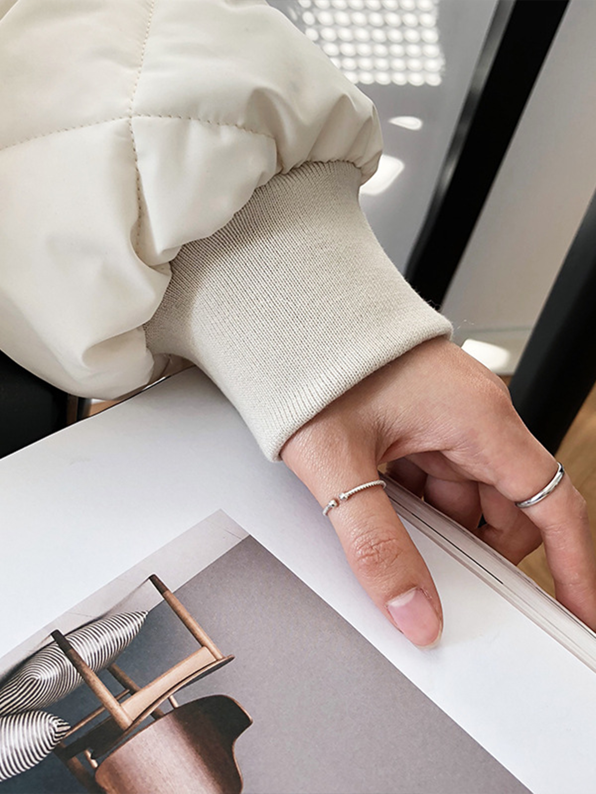 Romboid Düğmeli Kaban