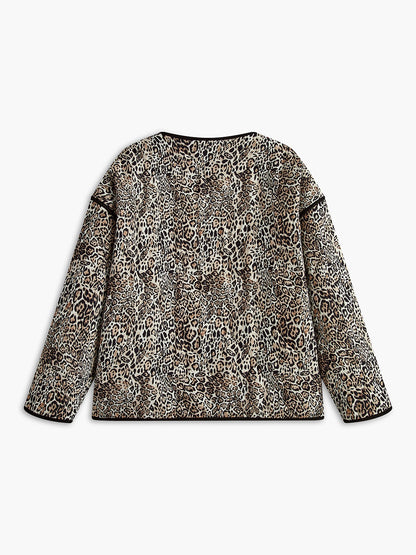 Leopar Desenli Ceket