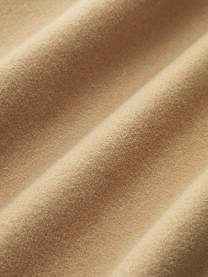 Minimalist Oversize Yün Uzun Palto