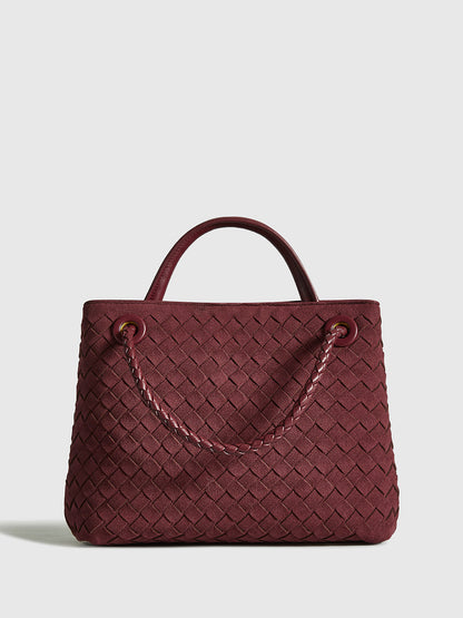 Suede Tote Çanta