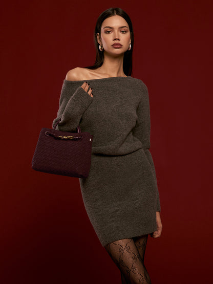 Suede Tote Çanta