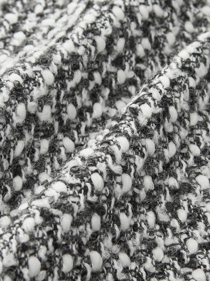 Yün Karışımlı Cepli Tweed Şort