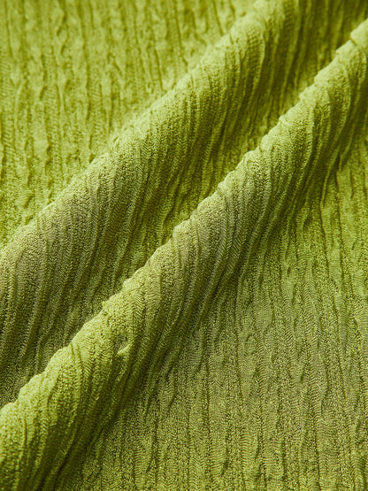 Önden Büzgü Detaylı Tek Omuzlu Bodysuit