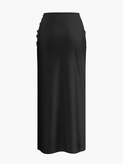 Şık Dönüş Sarong Etek, Şık Metal Aksesuarlara Sahip