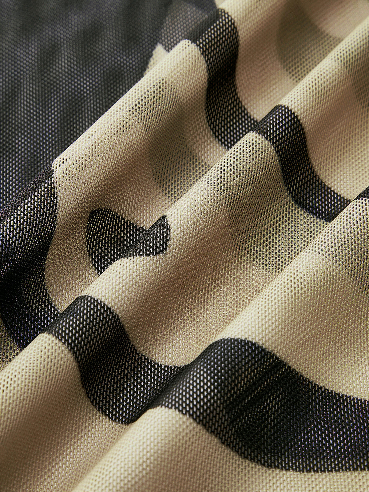 Şeffaf Baskılı Bol Paça Plaj Pantolonu