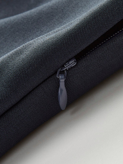 Geniş Yaka Detaylı Pileli Elbise