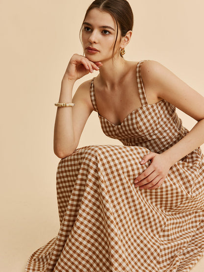 Pötikare Desenli Kemerli Büstiyer Elbise