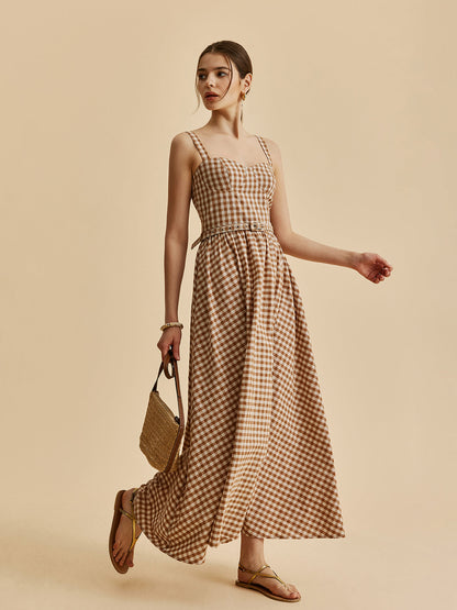 Pötikare Desenli Kemerli Büstiyer Elbise