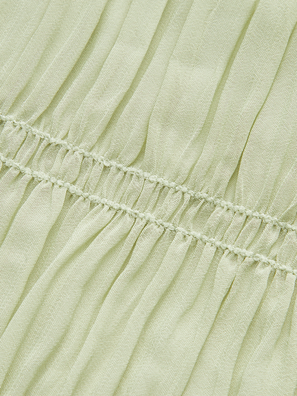 Yarı Şeffaf Askılı Pileli Elbise