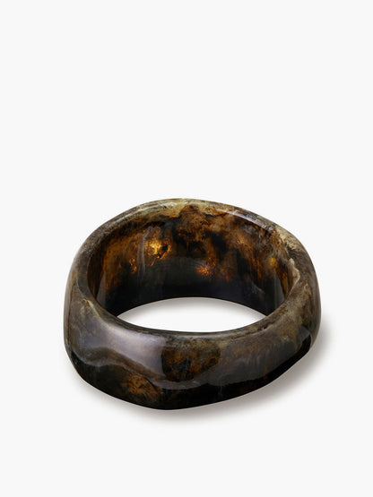 Vintage Tarzı Şeffaf Reçine Bilezik