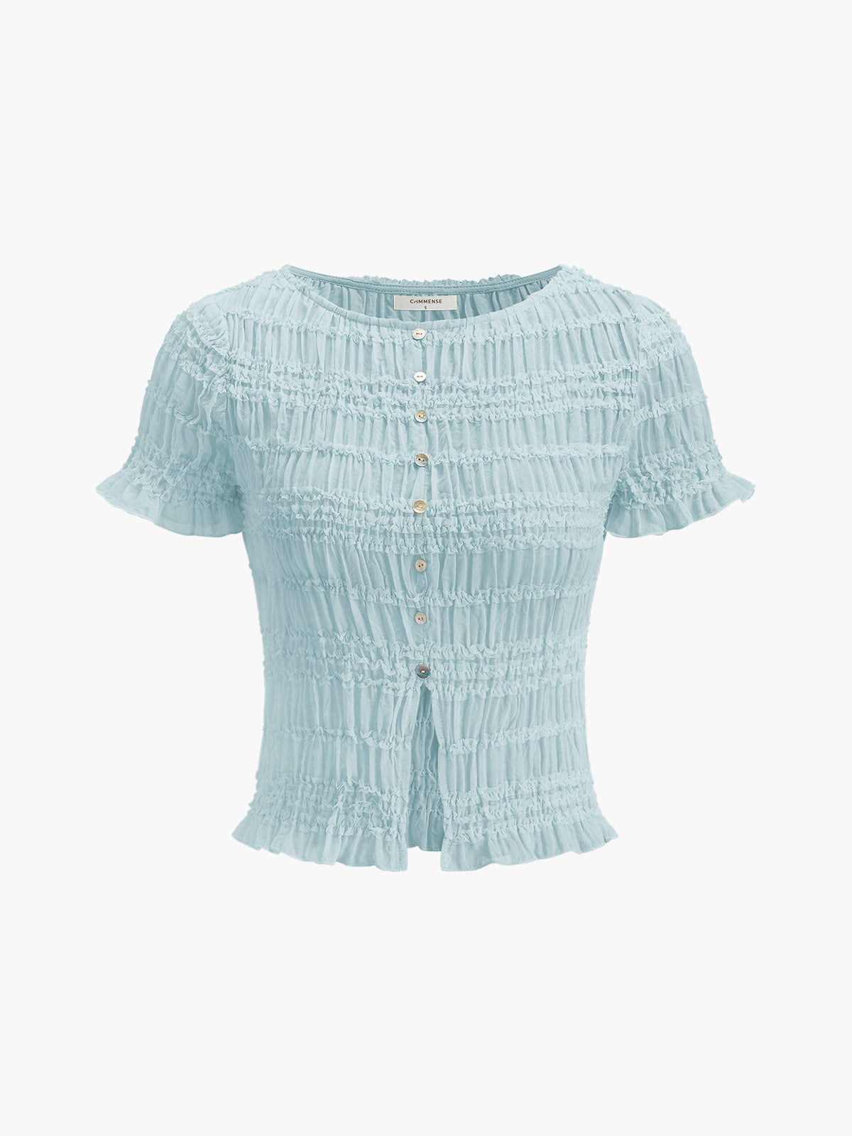 Fırfırlı Crop Top Etek Takımı