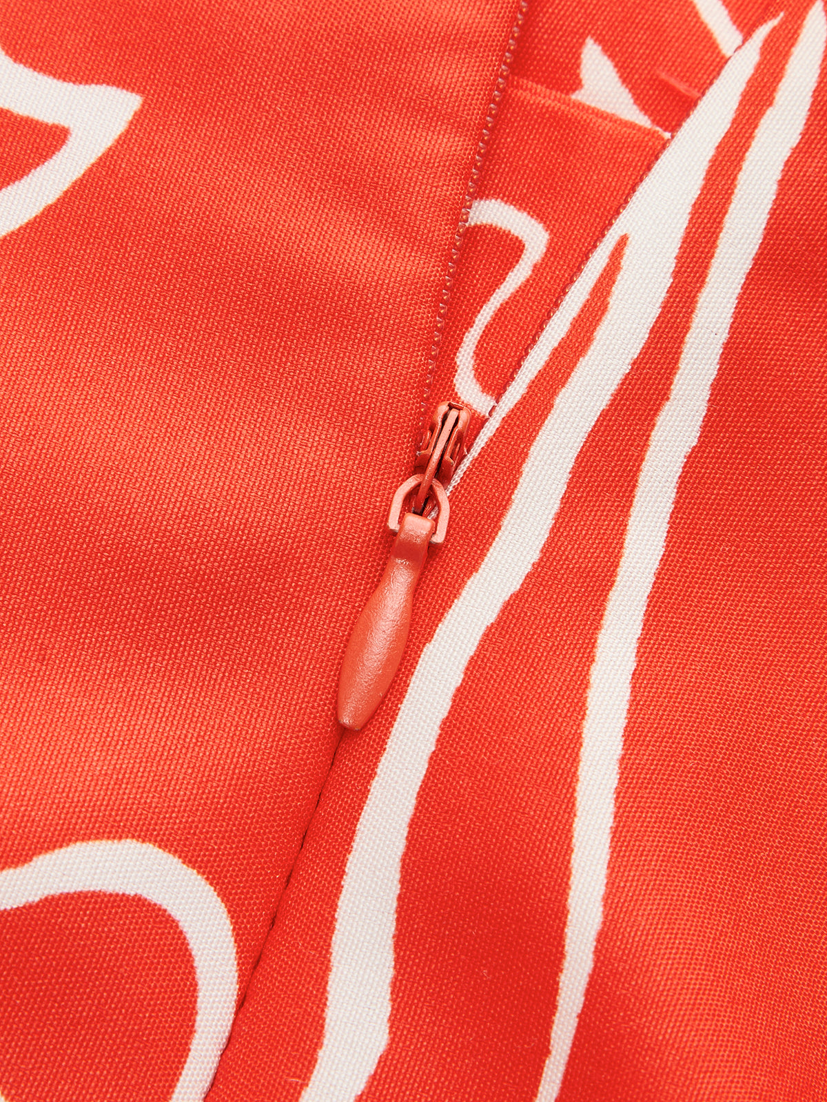 Boyundan Bağlamalı Desenli Elbise